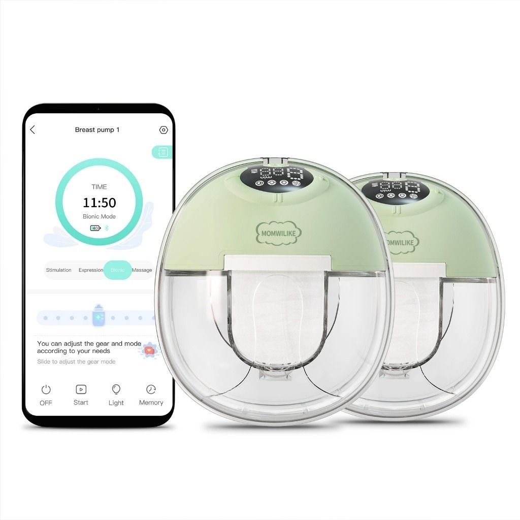 MOMWILIKE SMART WEARABLE BREAST PUMP_0