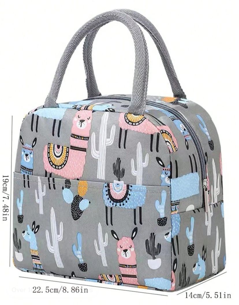 Baby Lunch/Bottle Bag Llama printed _1