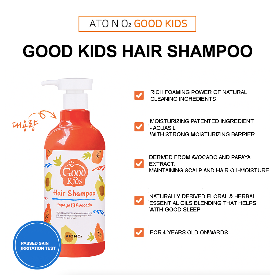 Atono2 Good Kids Shampoo (500g)_2