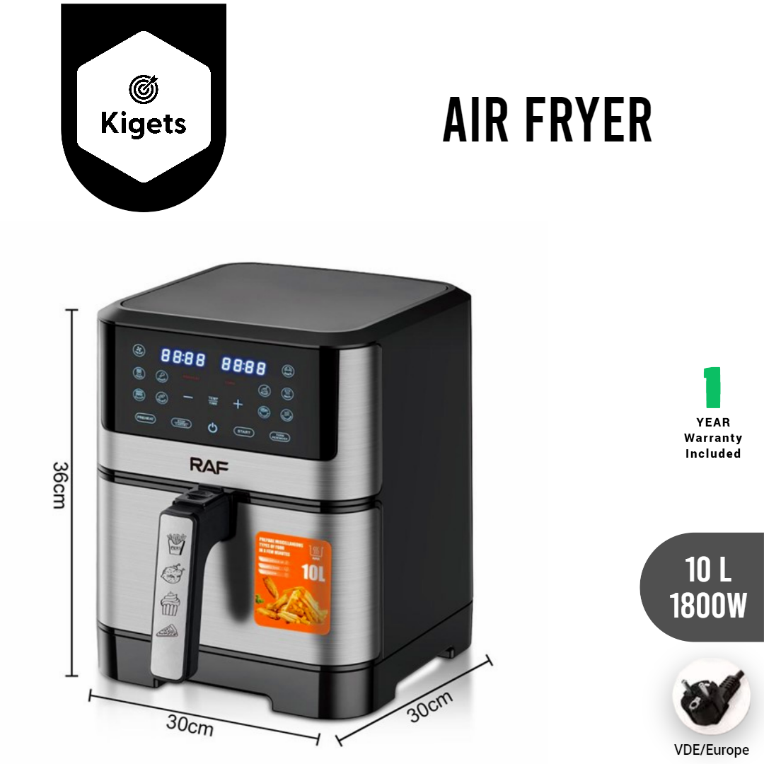 10L Digital Air Fryer With Separate Basket_3