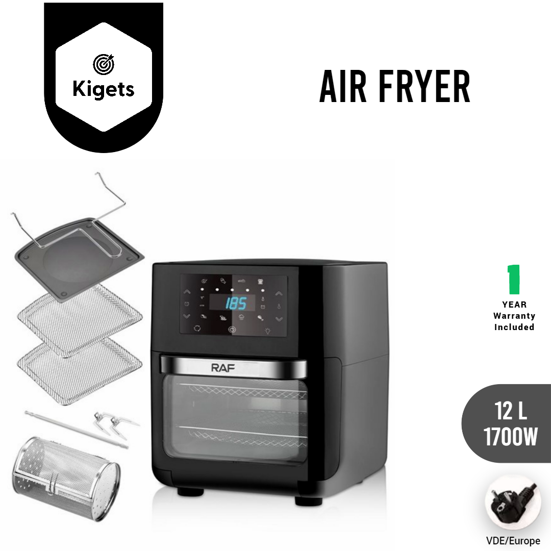 12L Digital Air Fryer With Rotisserie Function_8