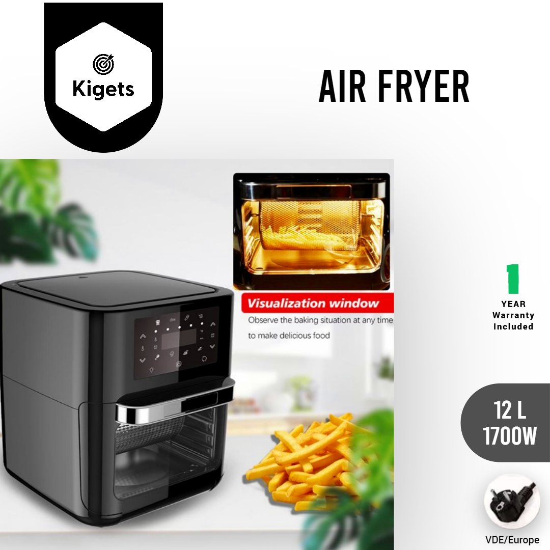 12L Digital Air Fryer With Rotisserie Function_4