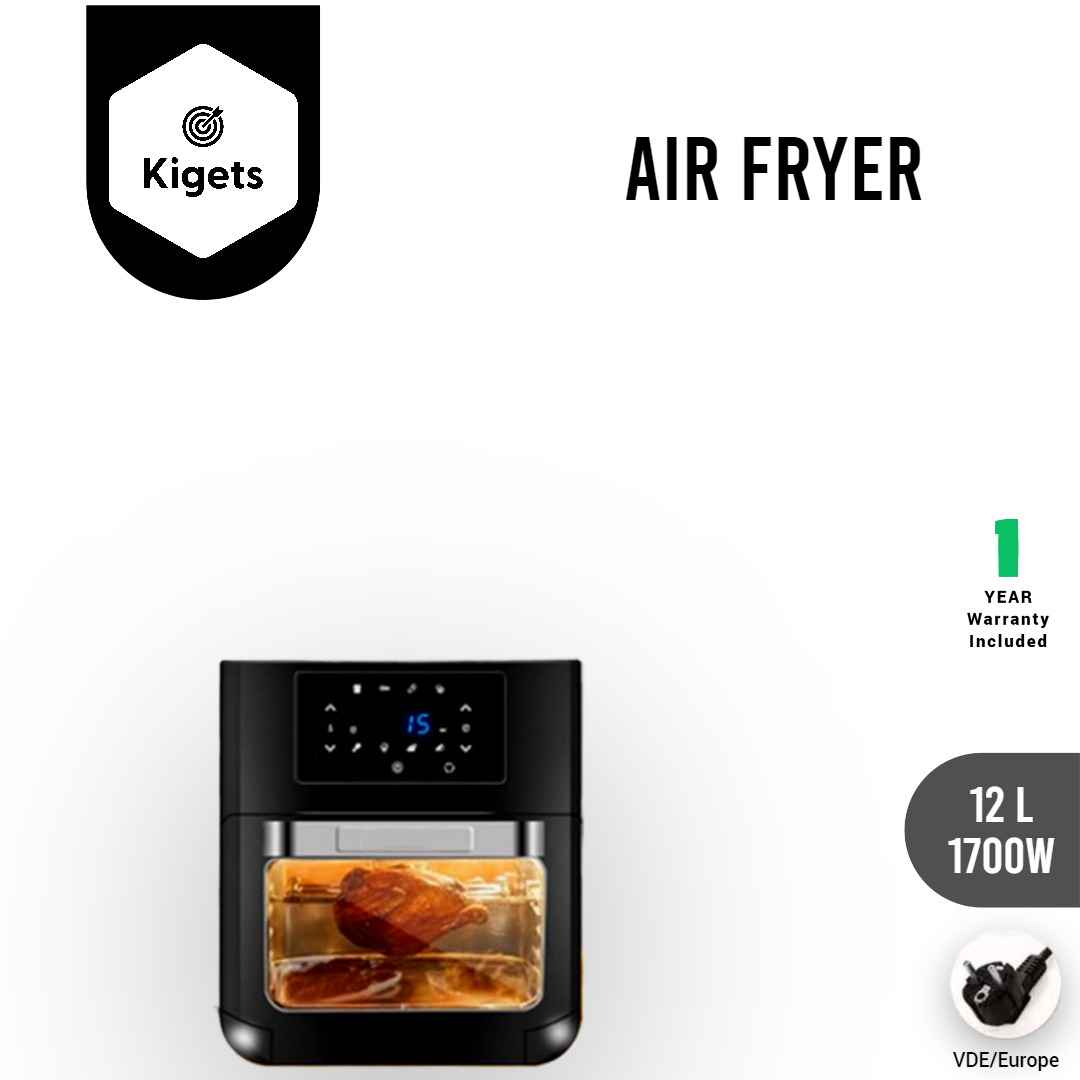 12L Digital Air Fryer With Rotisserie Function_2