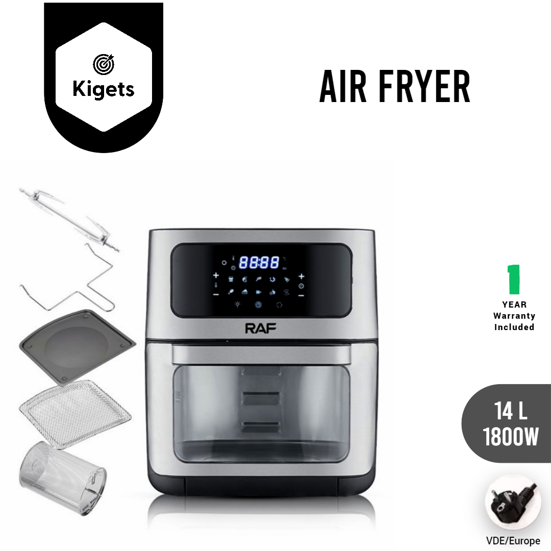 14L Digital Air Fryer With Rotisserie Function _1