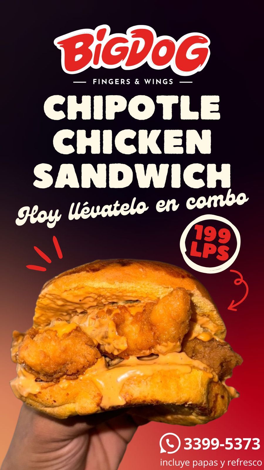 Combo Chipotle Chicken Sandwich _0