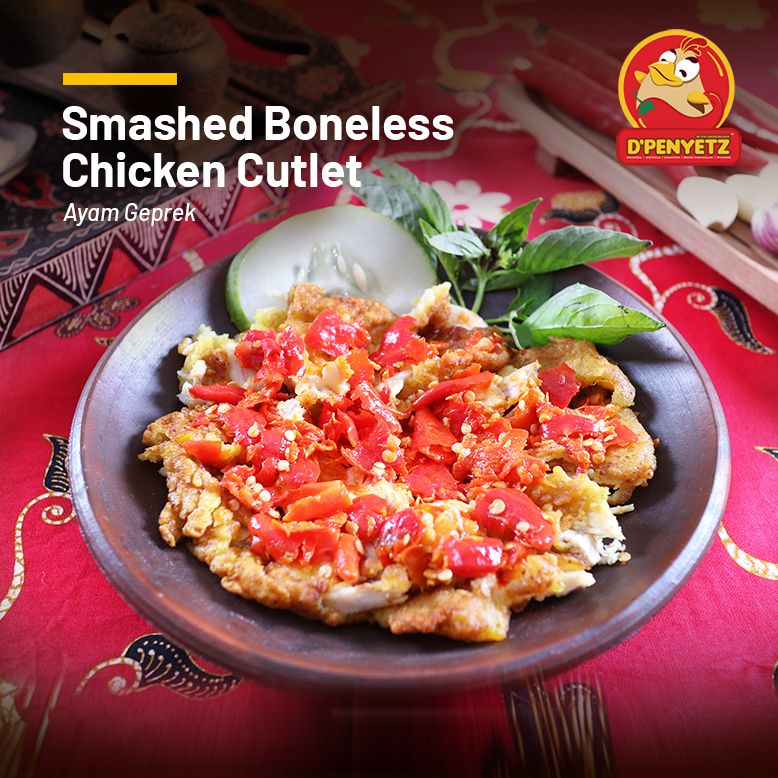 Smashed Boneless Chicken Cutlet + Rice _0