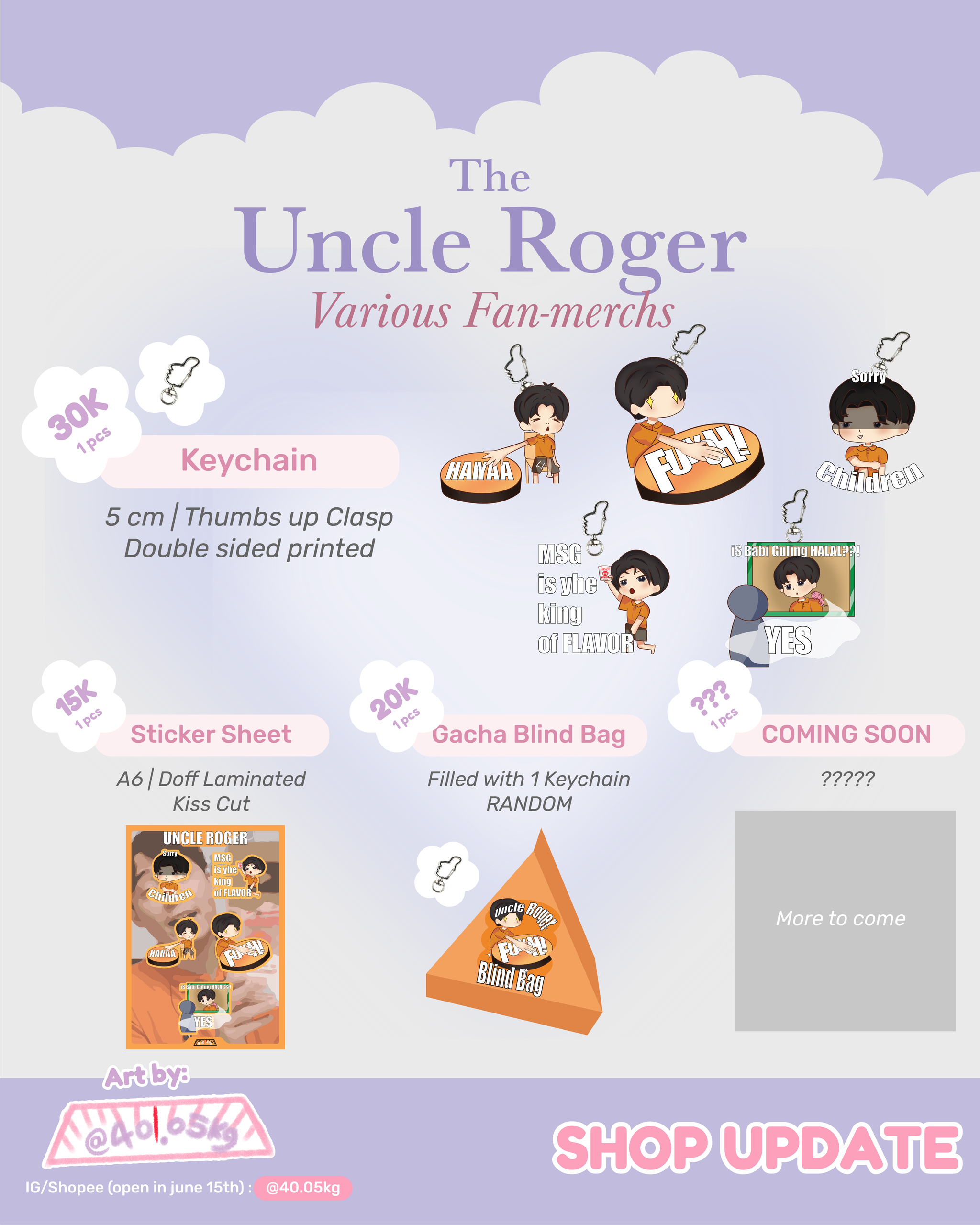 Uncle Roger: Gacha Blind bag for keychain_0