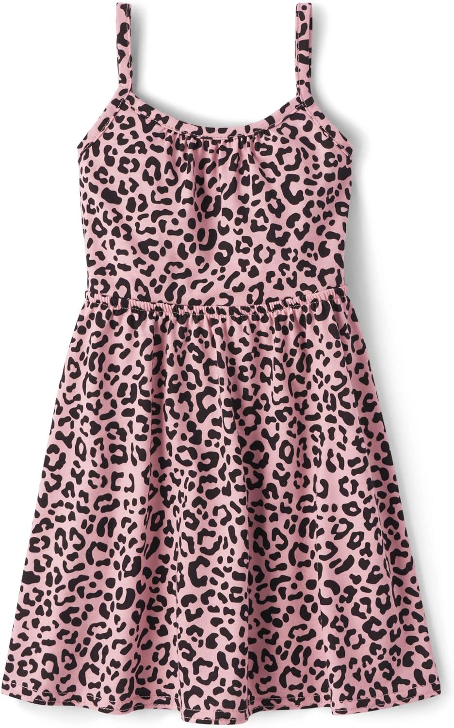 Children’s Place Toddler girl 4T cami leopard print dress _0