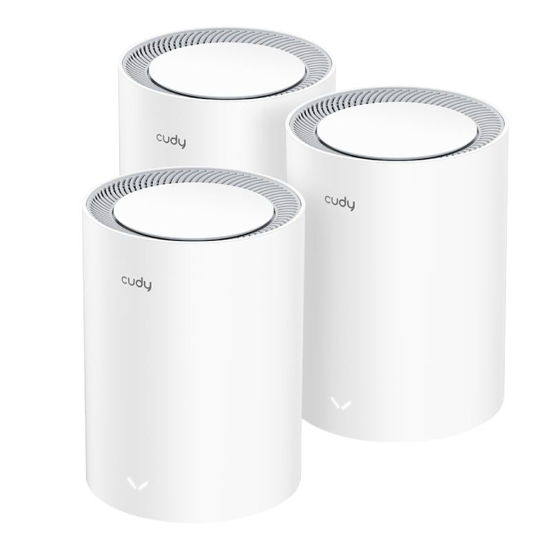 Cudy Dual Band WiFi 6 1800Mbps Gigabit Mesh 3 Pack | M1800 (3-Pack)_0