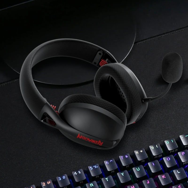 REDRAGON Over-Ear IRE BT5.2 Wireless Gaming Headset – Black_4