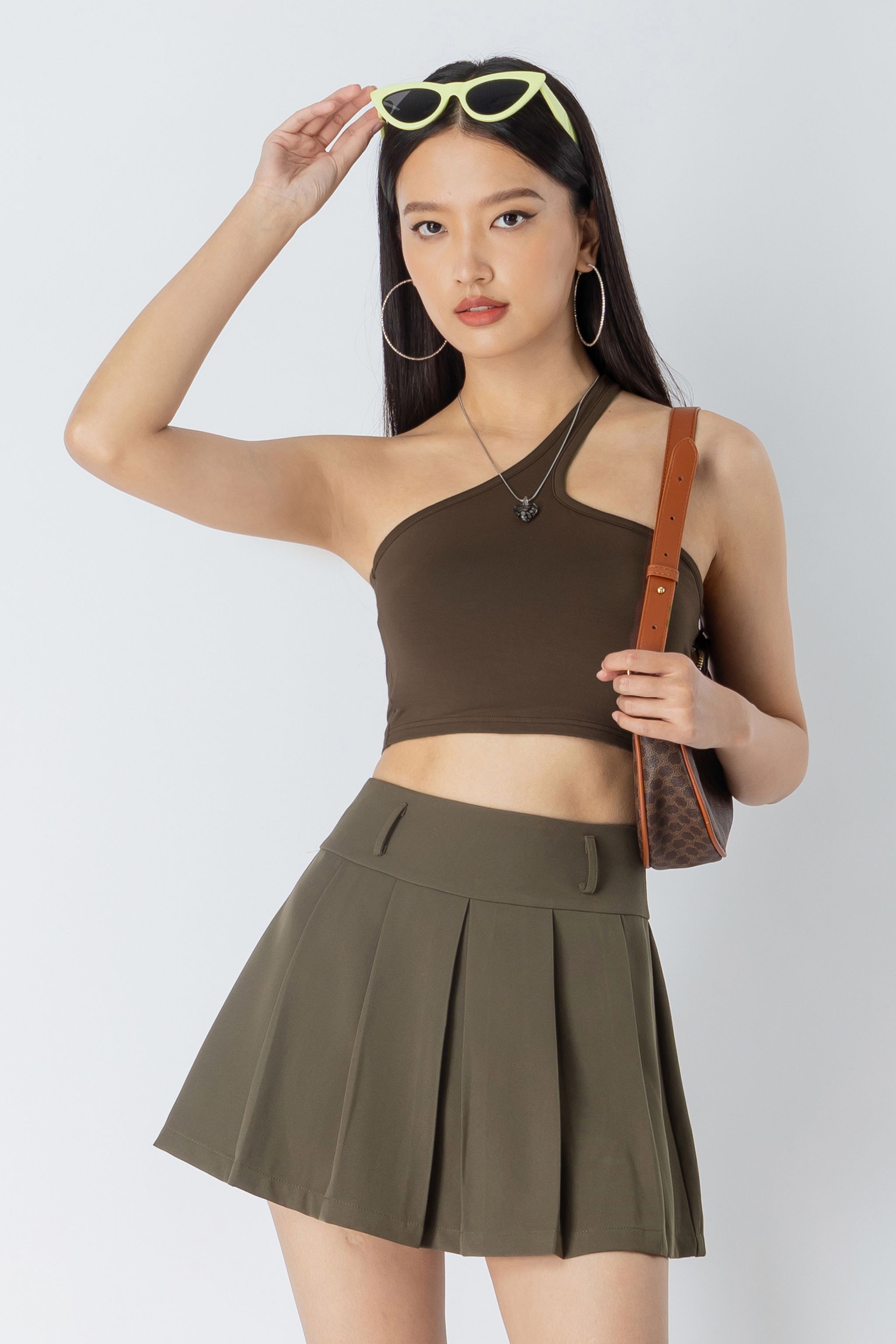 Acute Top in Brown (XS)_0