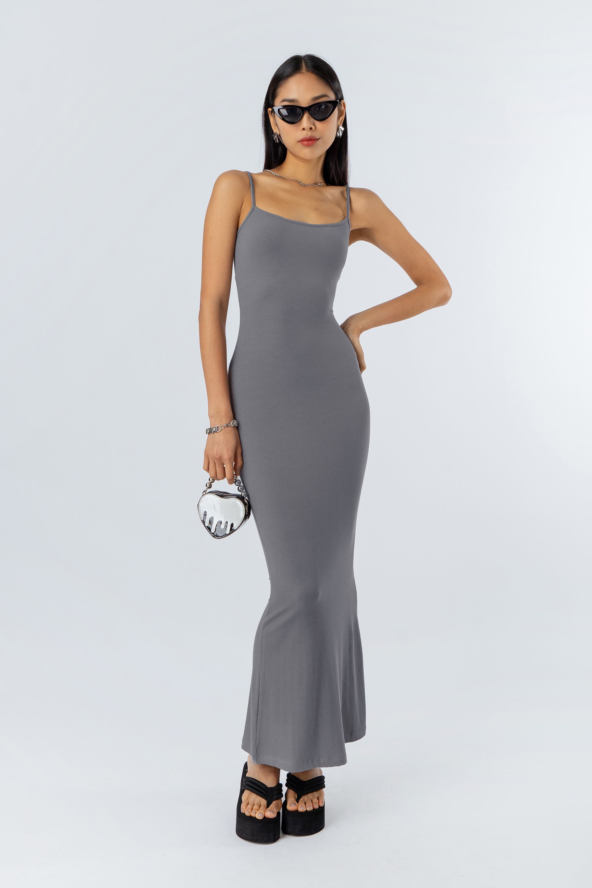 Complexion Dress in Light Grey (S)_0