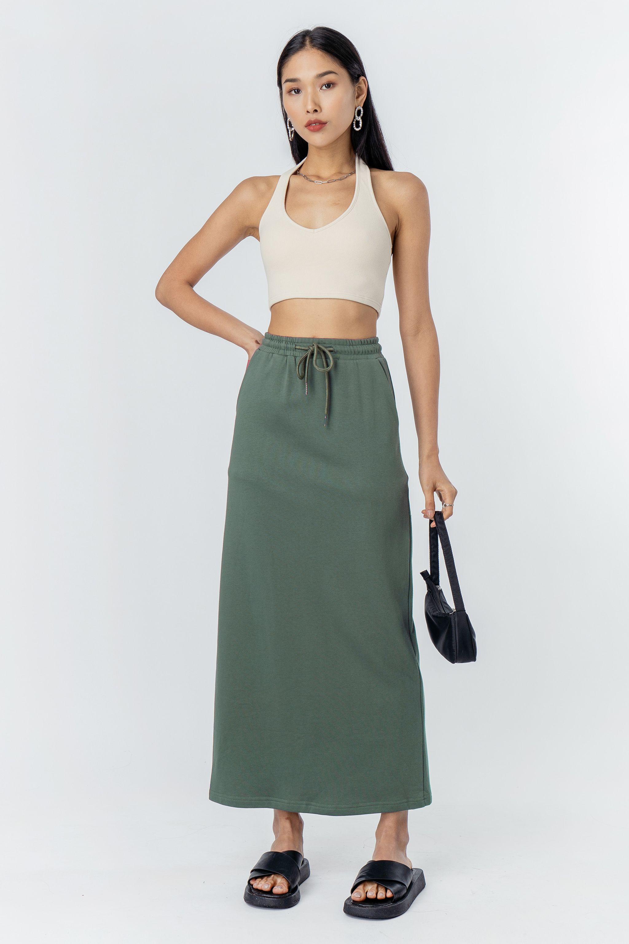 All Week Skirt in Jade Green (S)_0