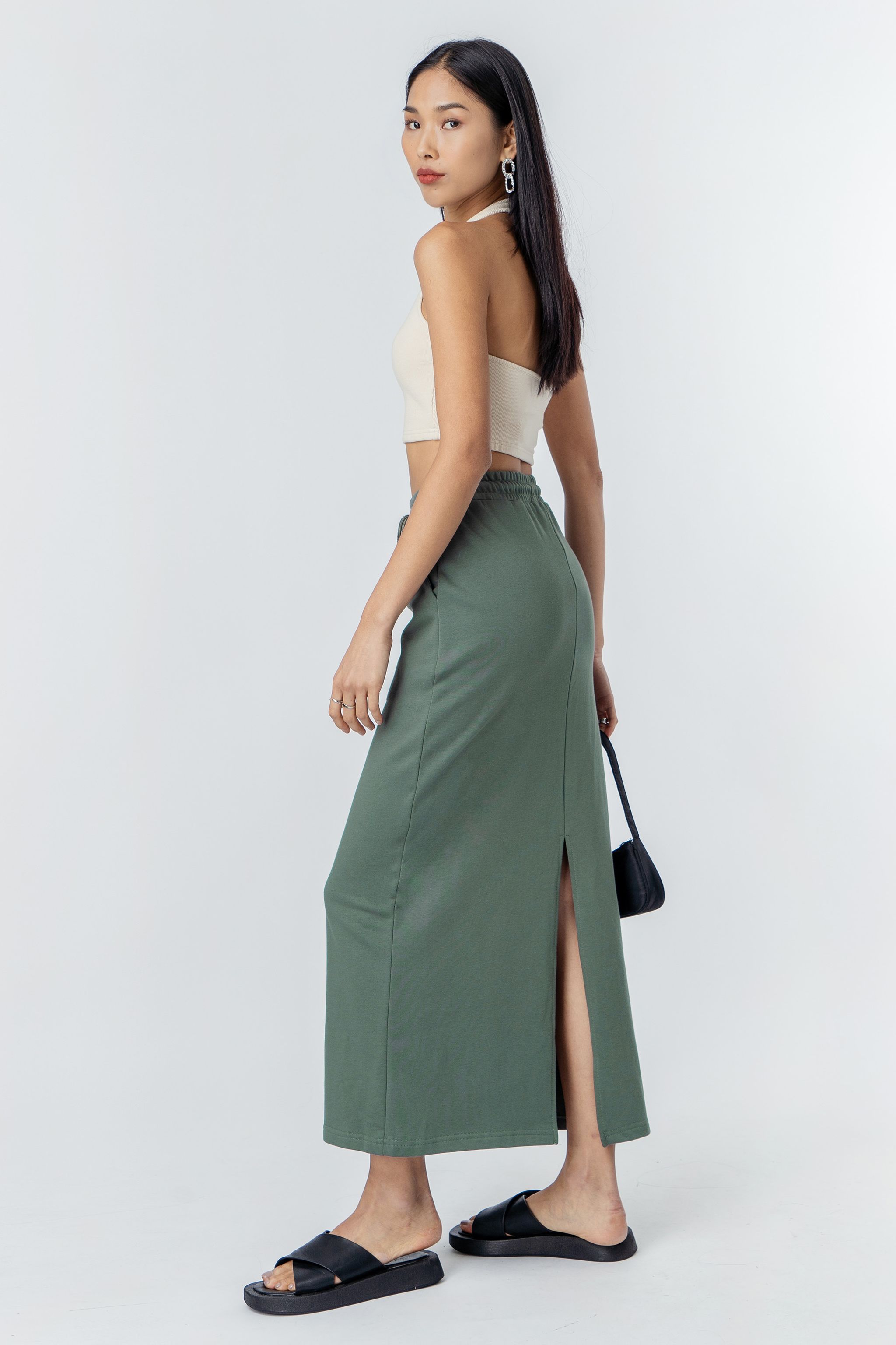 All Week Skirt in Jade Green (S)_2