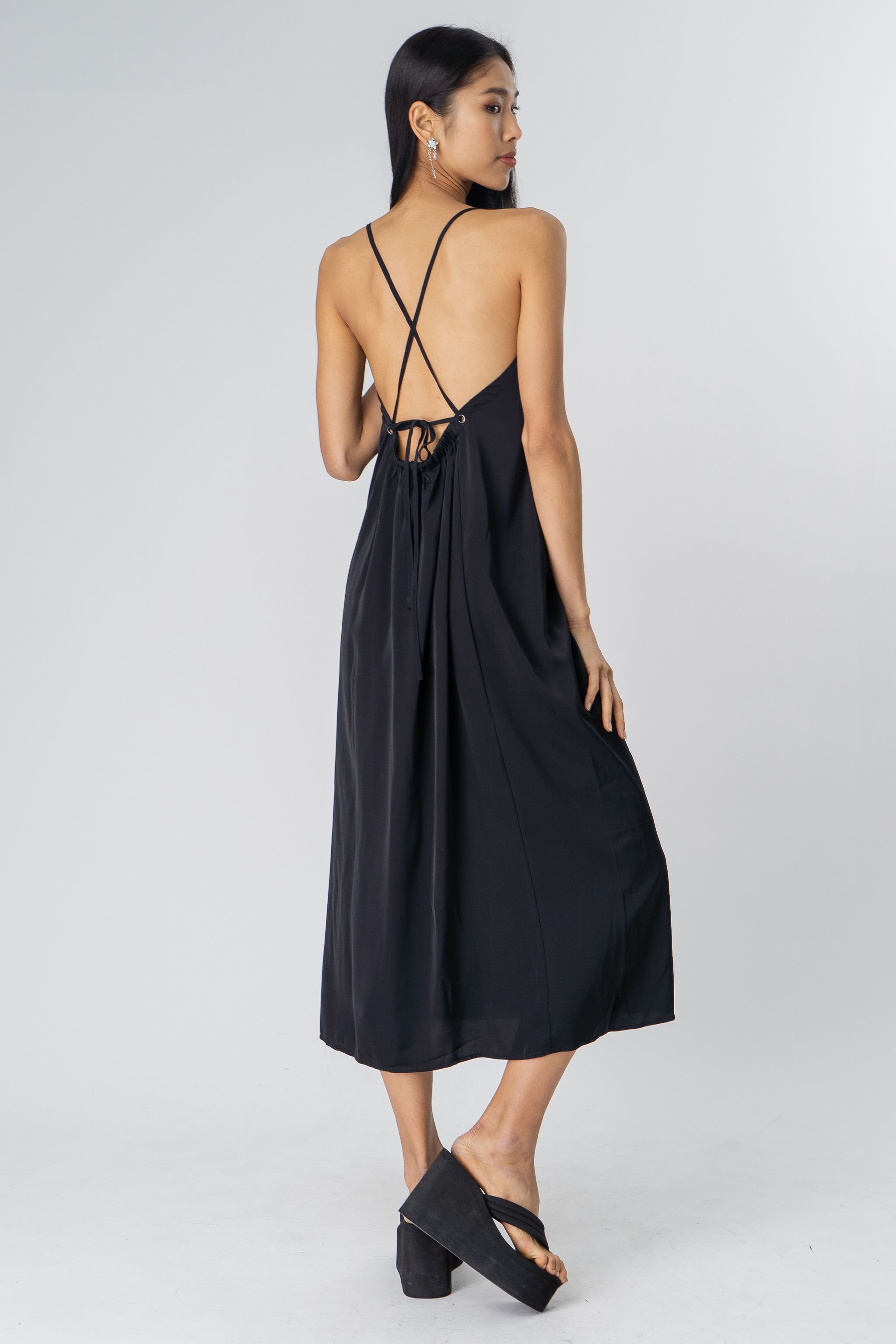 Power Line Maxi in Black (XS)_2