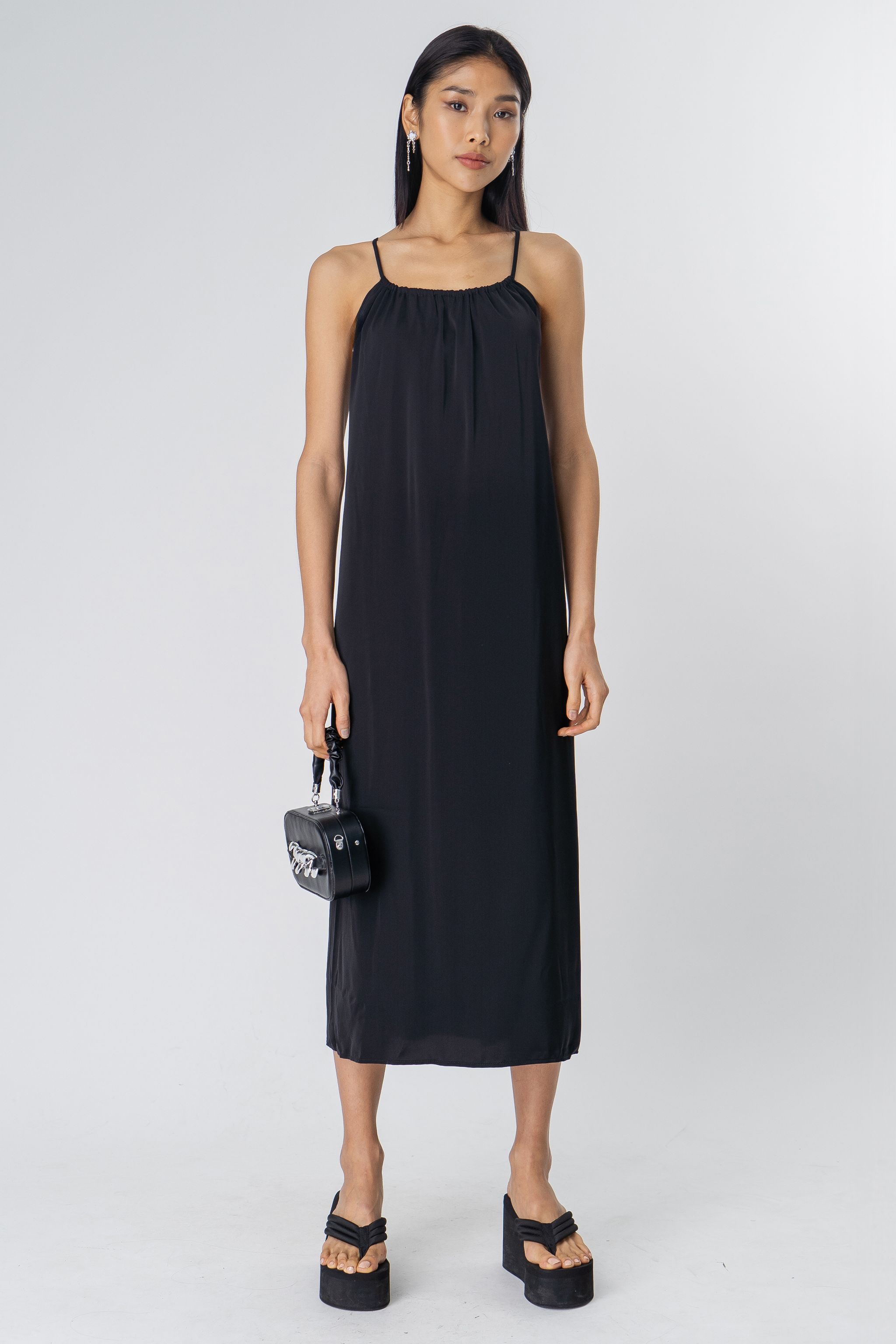 Power Line Maxi in Black (XS)_1