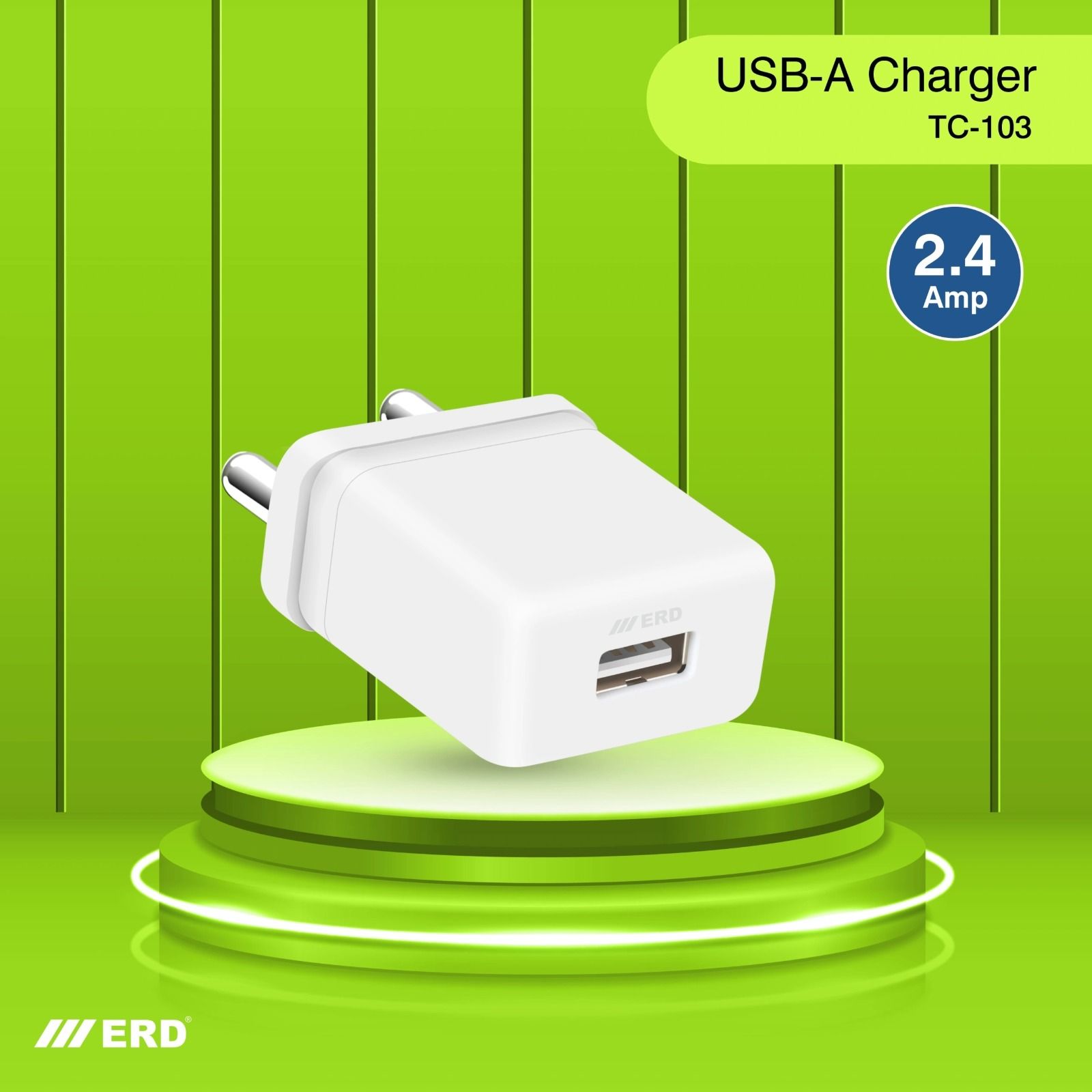 ERD Pro Series TC-103 USB Charger 5V/2.4Amp (Dock Only)_2