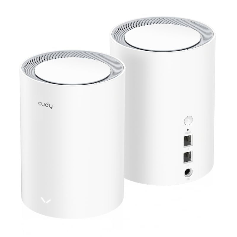 Cudy Dual Band WiFi 6 1800Mbps Gigabit Mesh 2 Pack | M1800 (2-Pack)_0