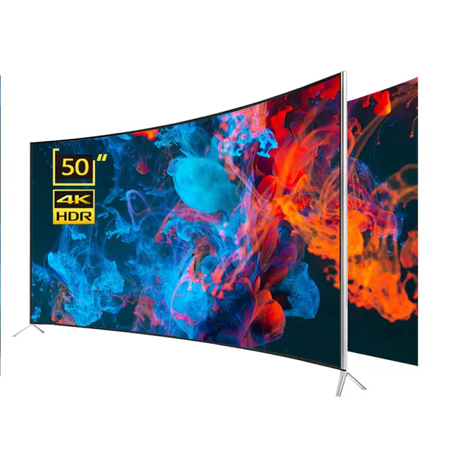 Curved Screen 50inch Smart LED Tv Ultra HD_1