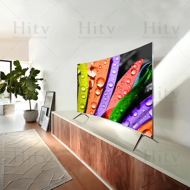 Curved Screen 50inch Smart LED Tv Ultra HD_0