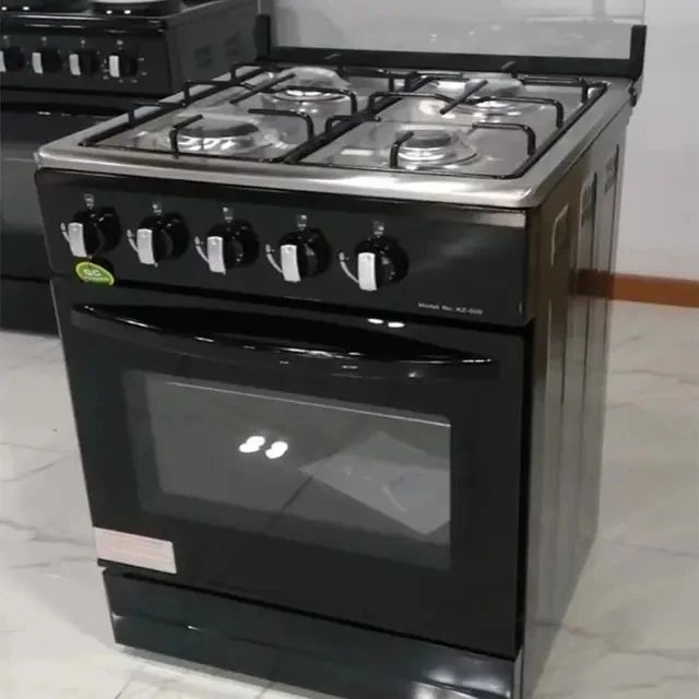 Gas Stove with 4 Burners and Oven_0