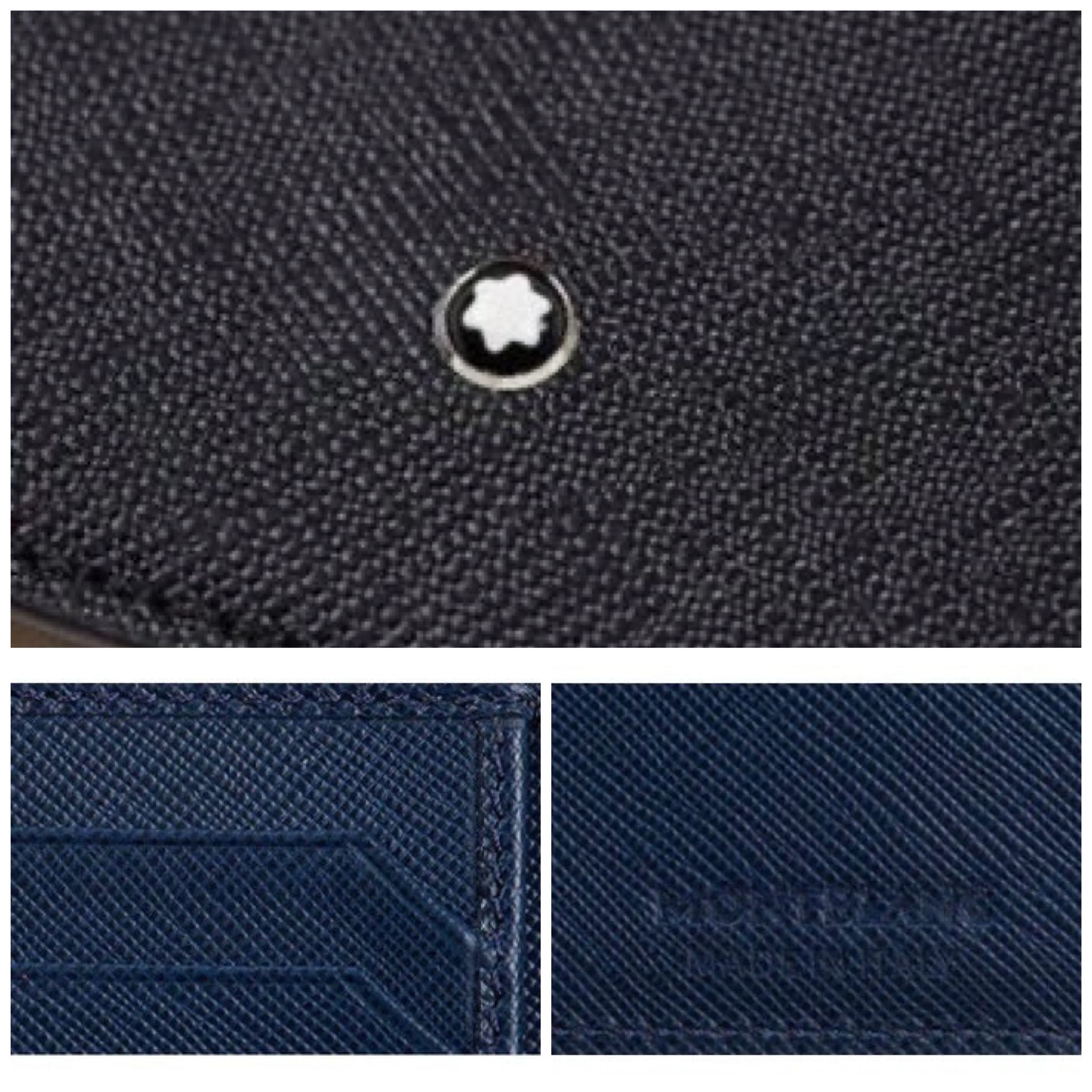 [6cc Black/IndigoBlue #116326] - Montblanc Sartorial Wallet_7