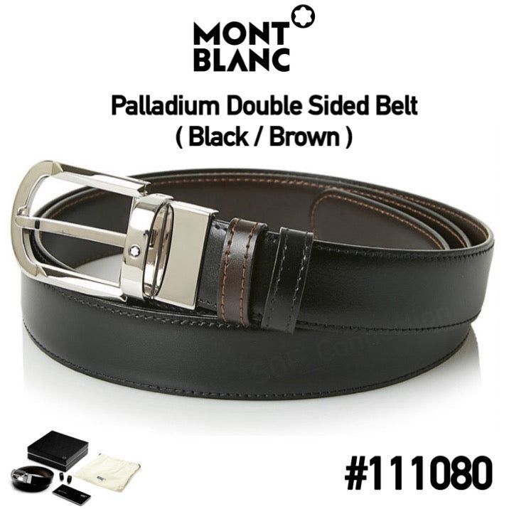 [BELT #111080] Montblanc Double Sided Belt_0