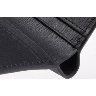 [6cc #38036] Montblanc Westside Black Leather Wallet_4
