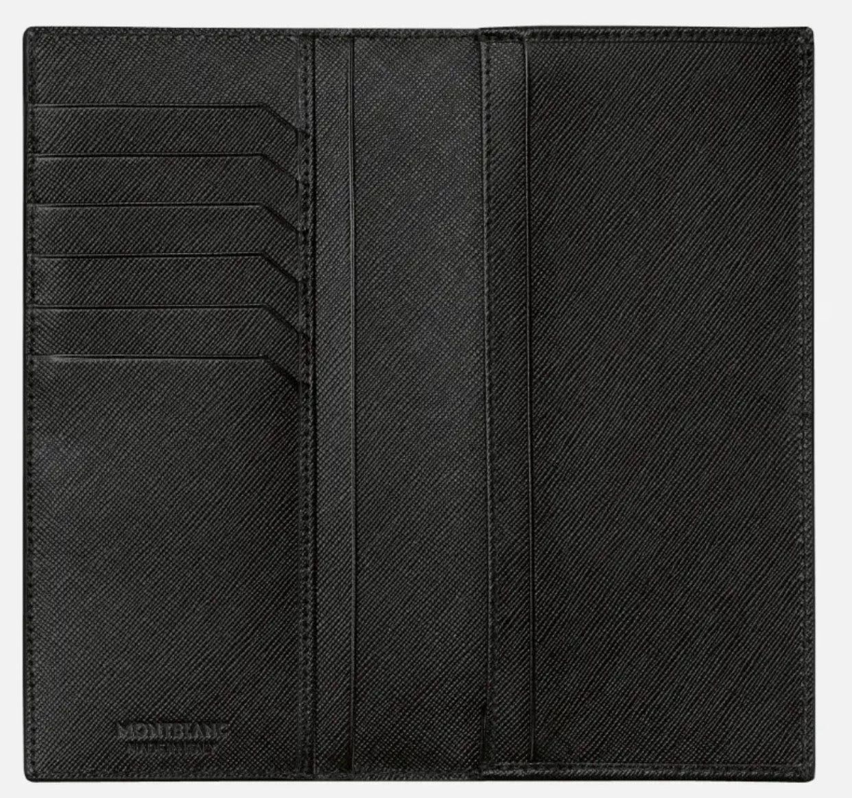[6cc #113219] Montblanc Sartorial Long Wallet with zipped Pocket _3