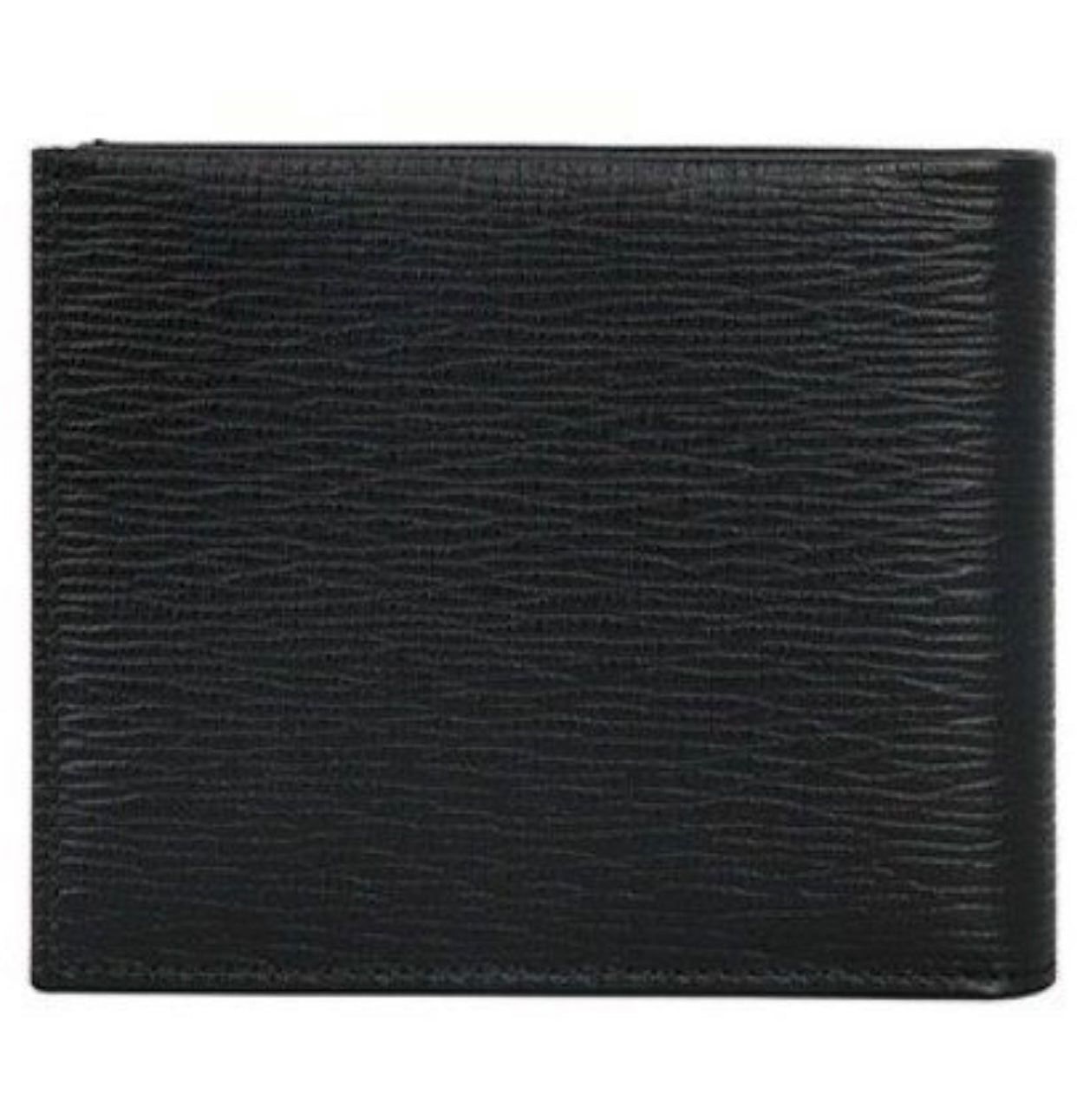 [8cc Wallet #66-9965] Salvatore Ferragamo Scratch Steel Logo Wallet_3