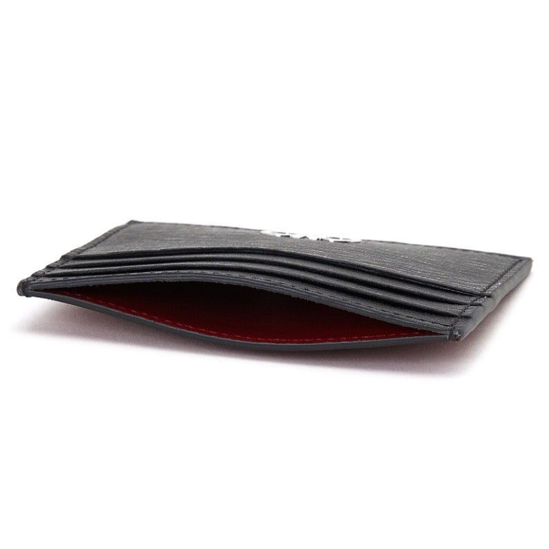 [6cc Card Wallet #66-A302] Salvatore Ferragamo Silver Double Ganchini_2