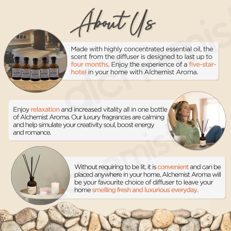 Alchemist Aroma 13 Hotel Inspired Signature Scent Reed Diffuser_2