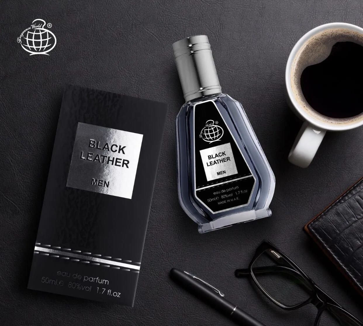 BLACK LEATHER EAU DE PERFUME BY FRAGRANCE WORLD _0