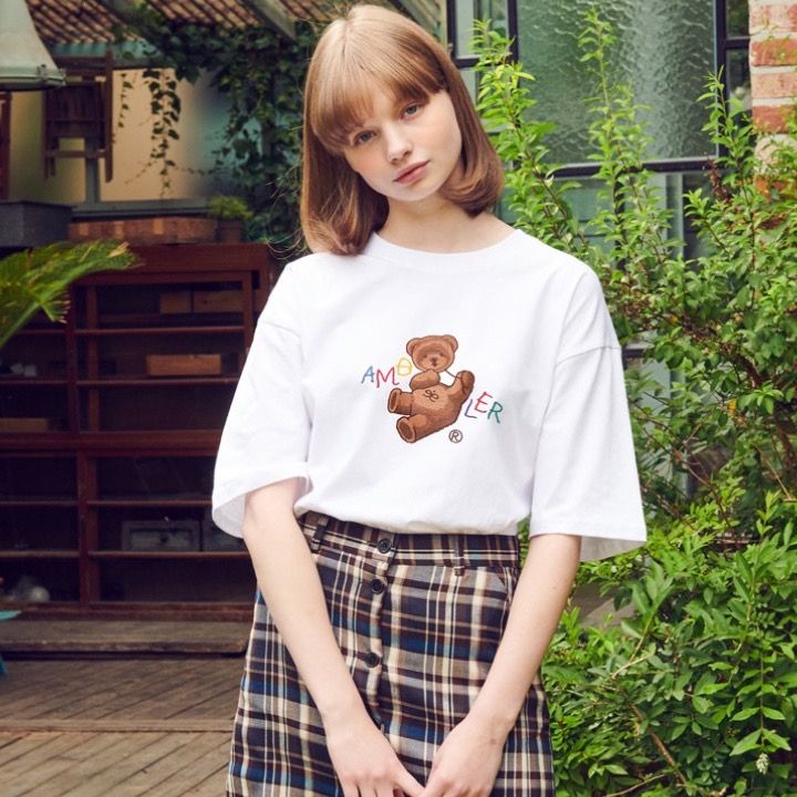 Ambler Balloon Bear T-Shirt - White _1