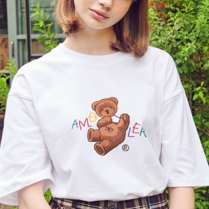 Ambler Balloon Bear T-Shirt - White _0
