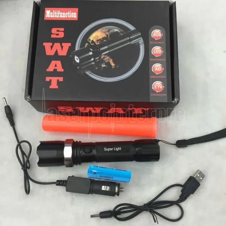 SWAT Multifunctional Rechargable Flash Light_0