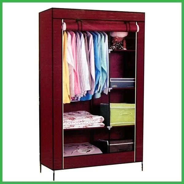 2 Door Cloth and Storage Wardrobe_1