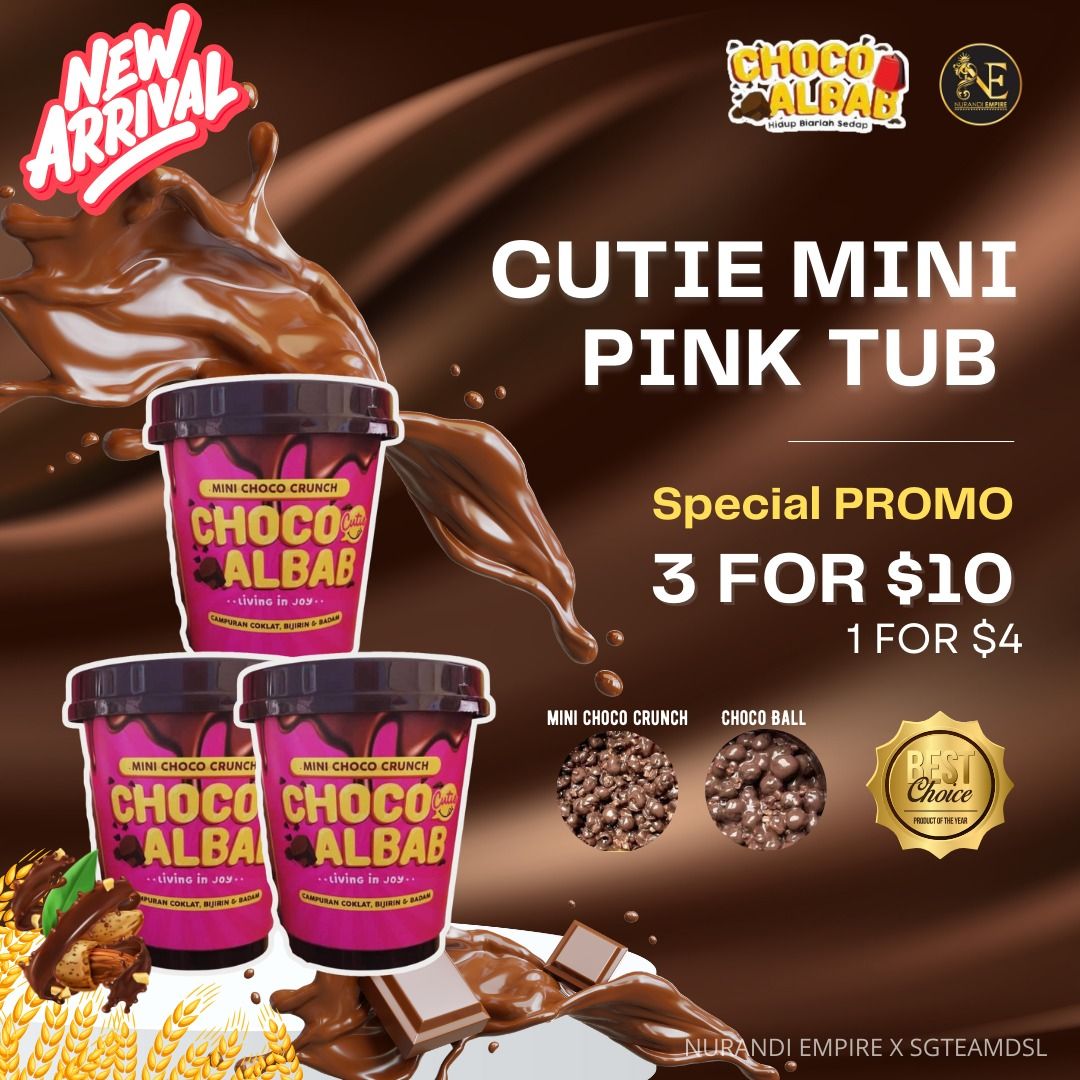 Choco Albab Pink Mini Tub 85g_0