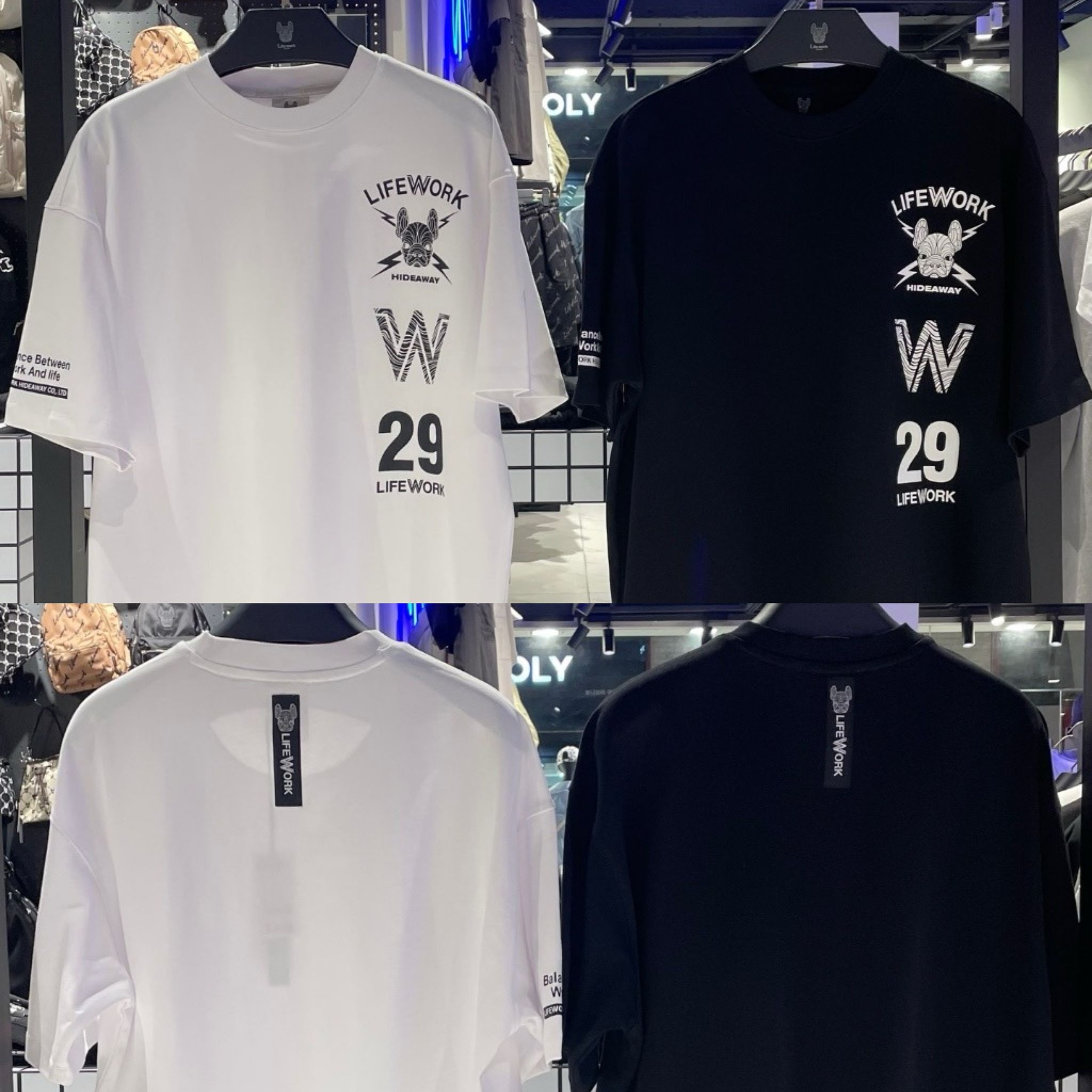 LIFEWORK Multi Artwork Short T-Shirt _2