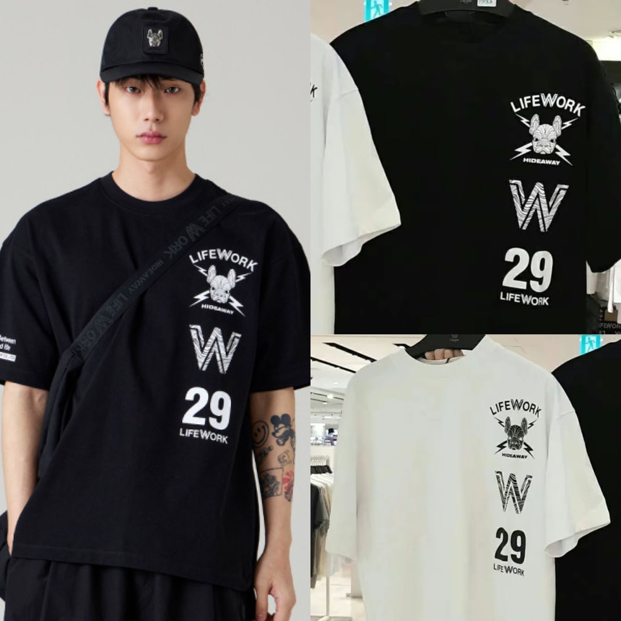 LIFEWORK Multi Artwork Short T-Shirt _6