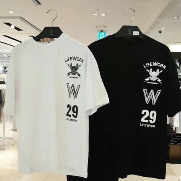 LIFEWORK Multi Artwork Short T-Shirt _0