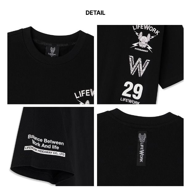 LIFEWORK Multi Artwork Short T-Shirt _3