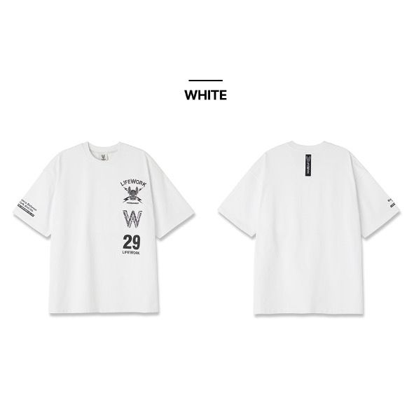 LIFEWORK Multi Artwork Short T-Shirt _4