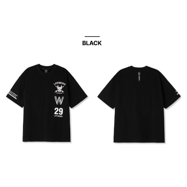 LIFEWORK Multi Artwork Short T-Shirt _5