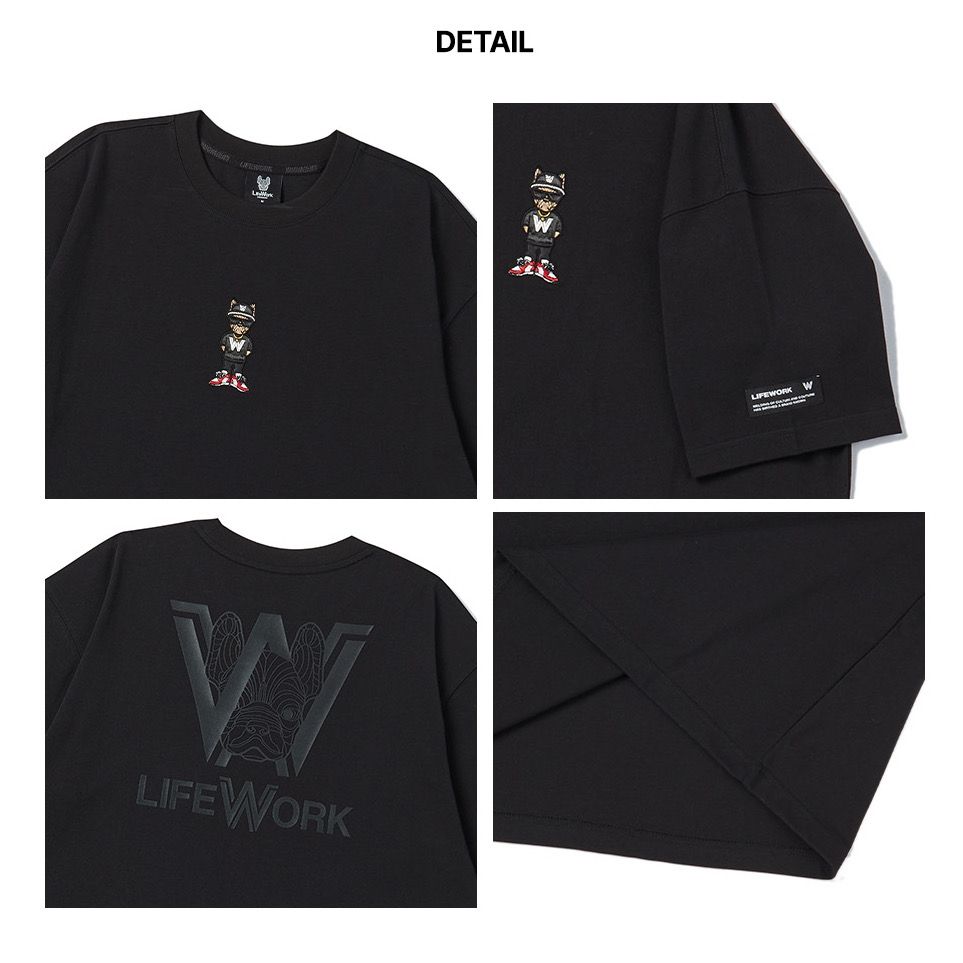 LIFEWORK Mini Hipdog Print Short Sleeve T-Shirt_3