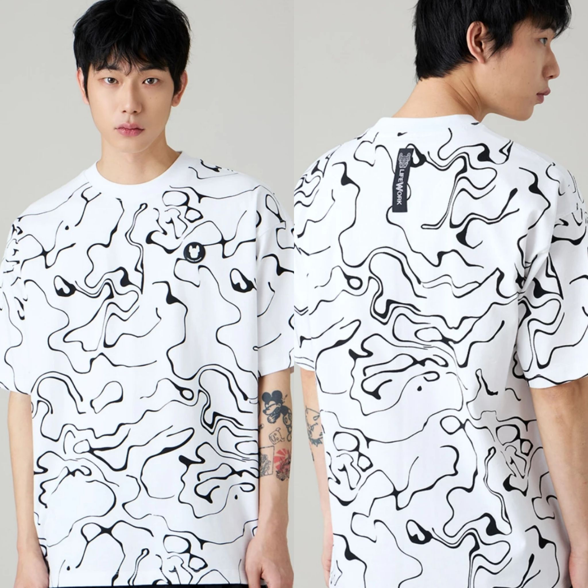 LIFEWORK radok Line Artwork T-Shirt _0