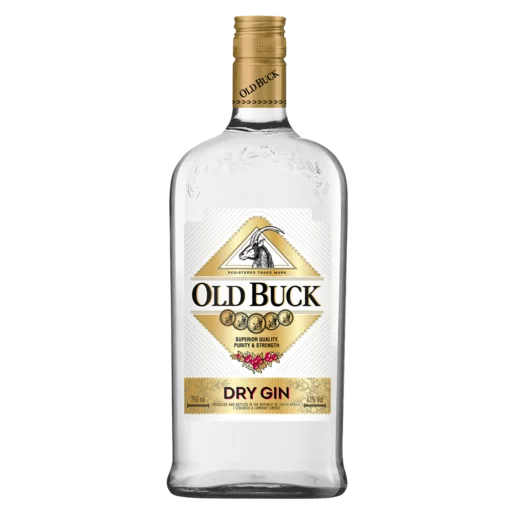 Old Buck Dry Gin 750ml Bottle_0