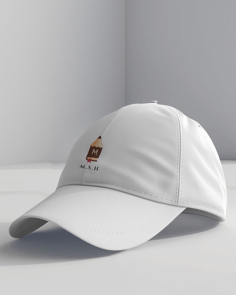 MSH White Snapback Hat_0