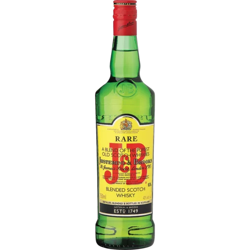 J&B Blended Scotch Whisky Bottle 750ml_0