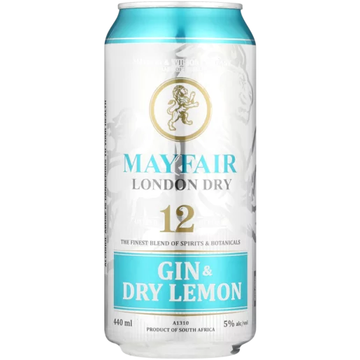 Mayfair Gin And Dry Lemon Can 440ml_0